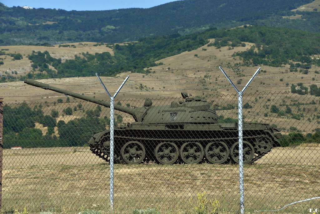 Croatian tank T55