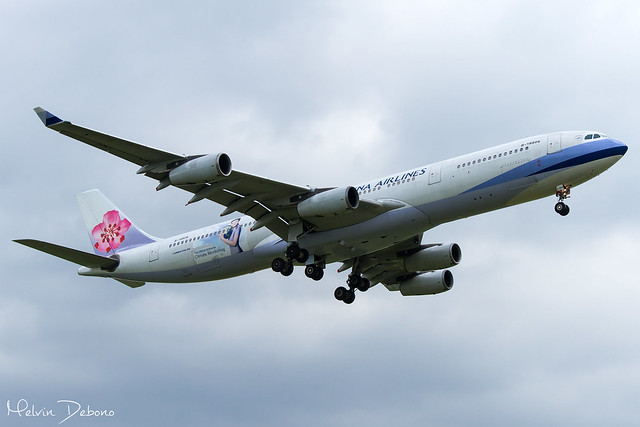 China Airlines Airbus A340-313X  |  B-18806  |  Amsterdam Schiphol - EHAM