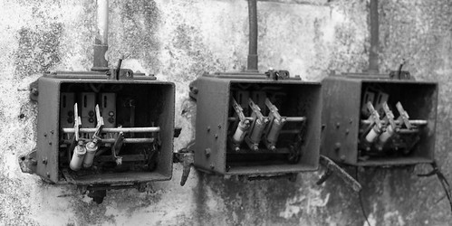 SWITCHES, WEAPONS TESTING BUILDINGS, ORFORD NESS, SUFFOLK_DSC_3234_LR_60_BW | by Roger Perriss