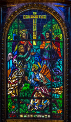 Stained Glass in Basílica Pontificia de San Miguel