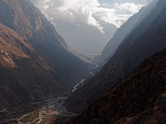 Tsum valley from Mu Gompa - Gorkha district - Nepal
