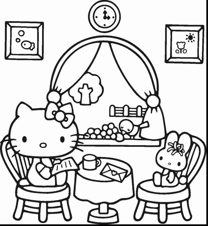 35+Tranh Tô Màu Mèo Hello Kitty Dễ Thương nhất quả đất là … | Flickr