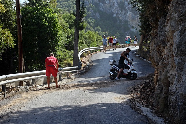 Fixing the Road - Palaiokastritsa, Corfu 2017
