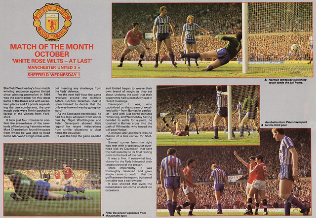 #MUFC 3-1 Sheffield Wednesday, 11 October 1986