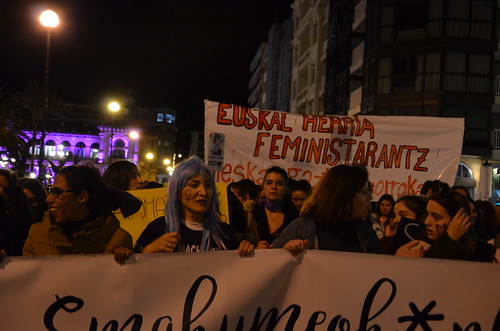 Greba feministaren manifestazioa