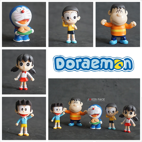 Set Doraemon chibi 6 nhân vật | Doraemon | Joker Face Shop | Flickr