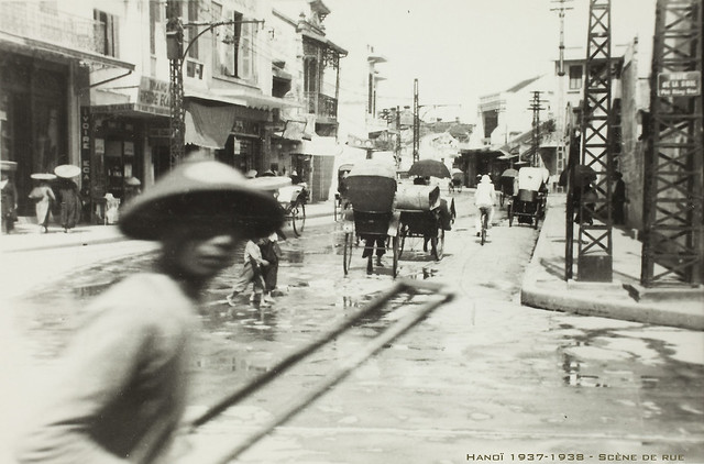 HANOI 1937-1938 - Scène de rue