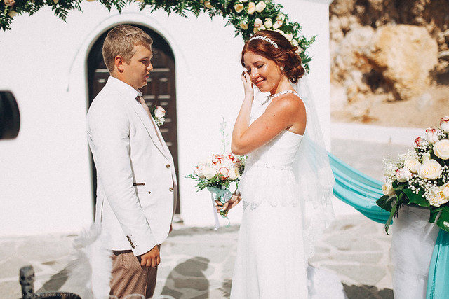 Wedding ceremony at Rhodes Island