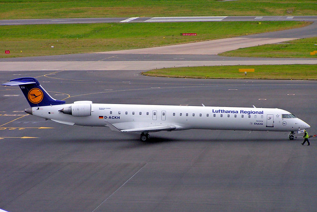 D-ACKH   Canadair CRJ-900 [15085] (Lufthansa Regional) Birmingham Int'l~G 22/09/2009