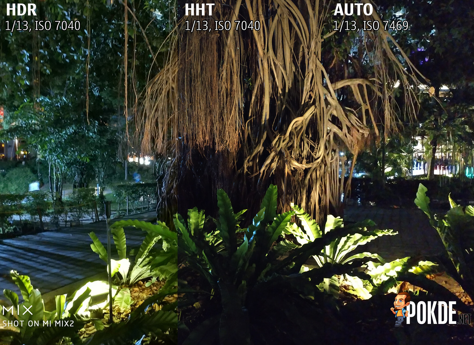 Xiaomi Mi MIX 2 HDR vs HHT vs Auto