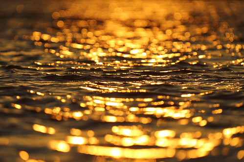 Reflection by Teruhide Tomori, water sunset japan shiga lakebiwa light reflection winter 琵琶湖 日本 夕日 湖北 水面 日没