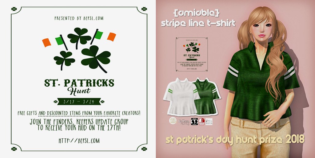 {amiable}St Patrick's Day HUNT2018 iabPrize@the main store.