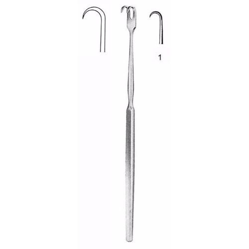 Retractor 16.0 cm , 1 Sharp Prong | by jfu.industries