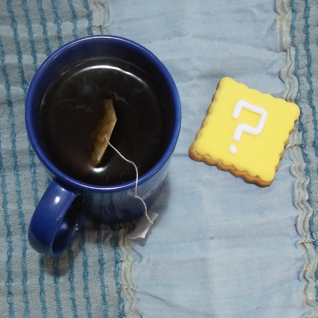 Tea with Super Mario Cookie