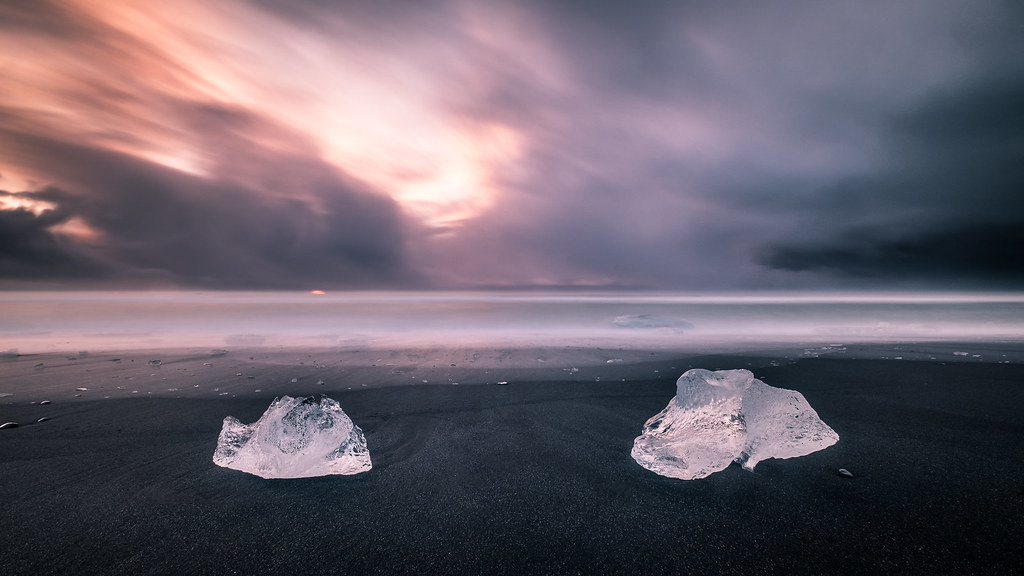 Diamond beach - Iceland - Seascape photography