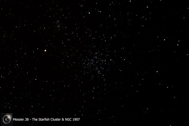 M38 - The Starfish Cluster & NGC1907 13/03/18
