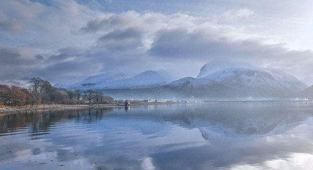 Ben Nevis Reflection, Loch Linnhe, Scotland