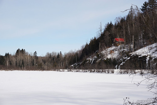 Lac Mathilda by -AX-, lacmathilda laurentides neige