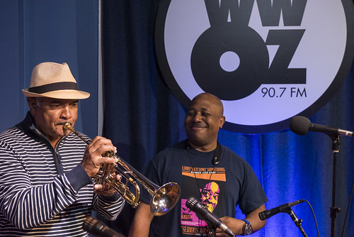 The Syncopated Percolators  perform in studio for the WWOZ 2018 Spring Pledge Drive on March 21, 2018. Photo by Ryan Hodgson-Rigsbee RHRphoto.com
