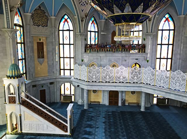 Qolşärif Mosque, inside