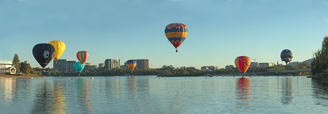 Lake Burley Griffin - Canberra, Balloon Festival