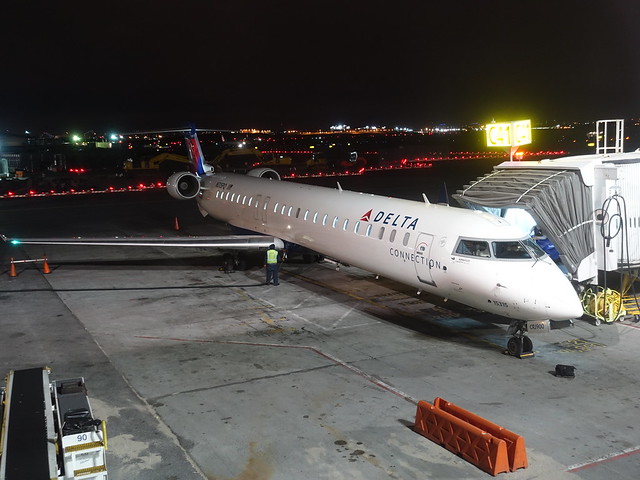 201803001 New York City Queens LaGuardia airport with Delta Air Lines airplanes