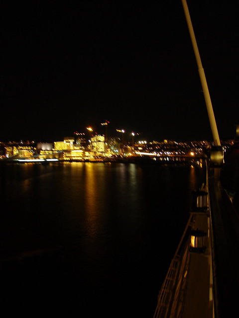 Вид на Осло с палубы парома