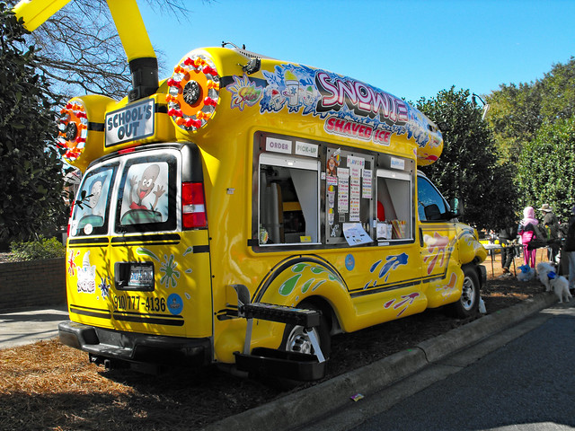 Snowie Shaved Ice Food Truck.