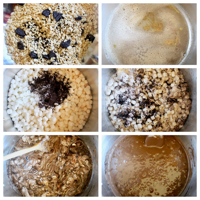 Salted Cookies & Cream Rice Crispy Treats - 25