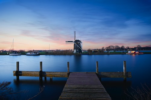 De Hommel by l.cutolo, This is shot at sunset part of my windmills hunting. The color and the light captured by the sensor