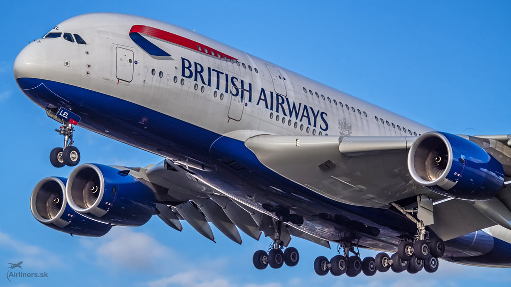 G-XLEL British Airways Airbus A380-841