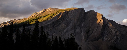 Mt. Indefatigable from The Point just before sunset by cwilgo2020, ca canada kananaskis alberta