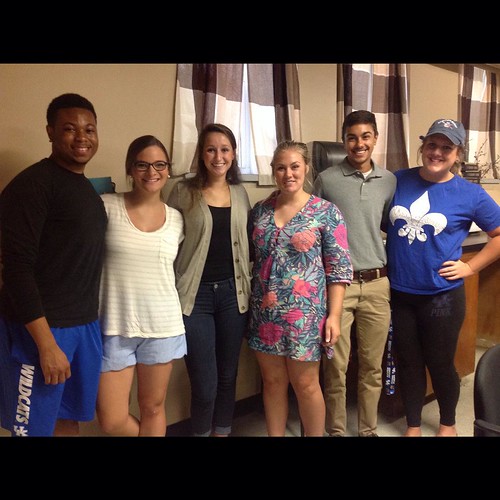 With summer session coming to an end yesterday, we said goodbye and THANK YOU to our great summer UK PR & Marketing interns. Here are 6 of the 9 students who helped craft news releases, spread #seeblue messaging, took photos & posted on social media for t