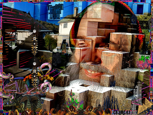 My Mystic Self-Portrait wit Visionary   Articulated Dimensionality