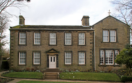 An outdoor picture containing a building known as the Brontë Parsonage Museum
