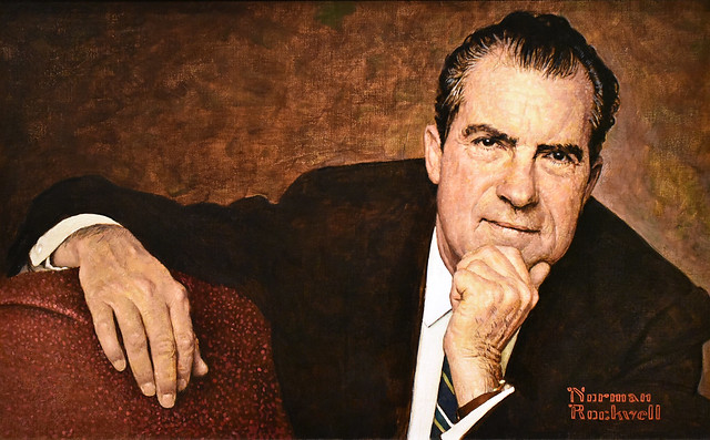 Richard M. Nixon 1913-1994, Thirty-seventh president, 1969-74