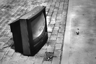television on the sidewalk | by briancweed