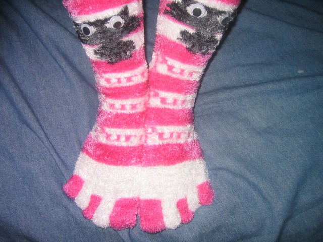 Kitty Toe Socks