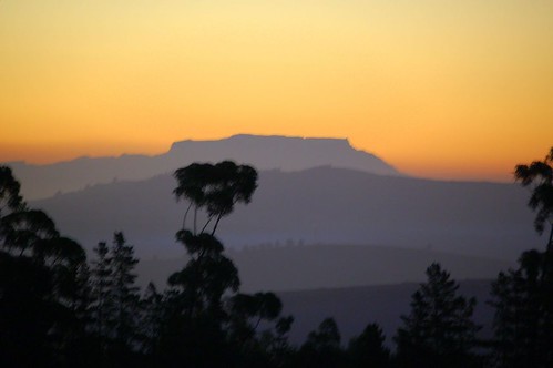 sunset southafrica 2006 february stellenbosch tablemountain wal westerncape feb2006 06feb2006 thehydro highrustenberg