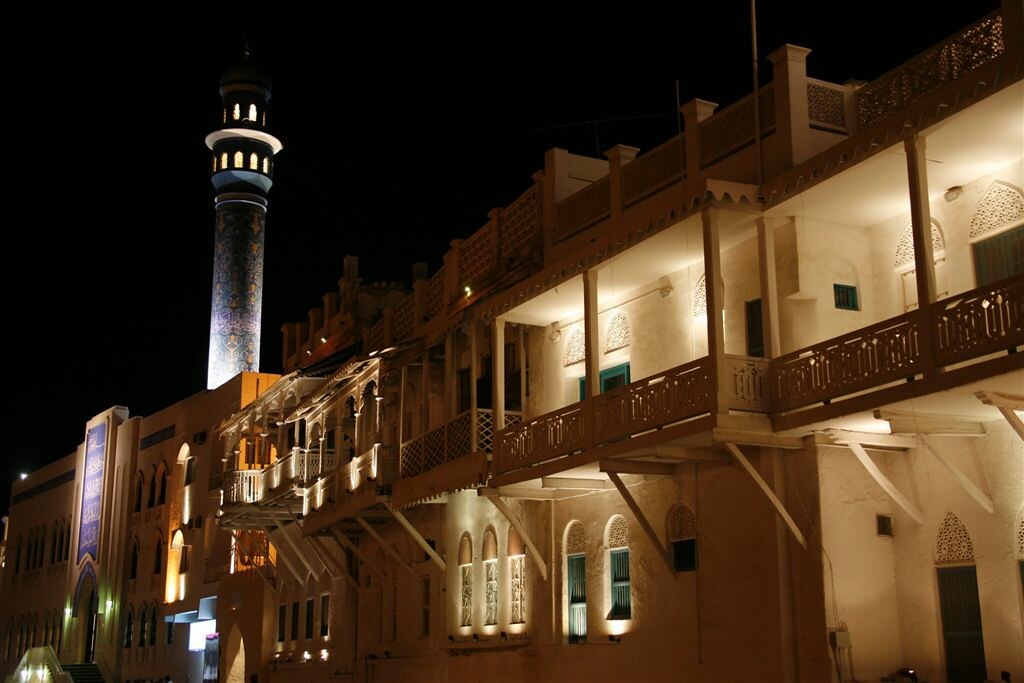 Mosque on the Muscat Corniche, Oman