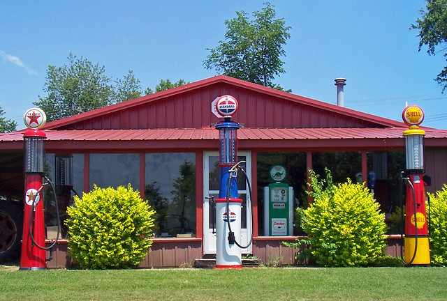 Ornamental Gas Pumps