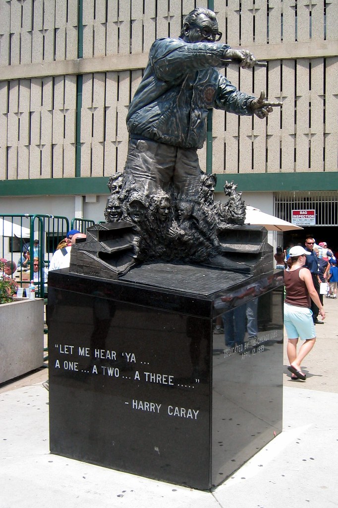 harry caray statue