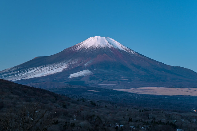 December Fuji before sunrise