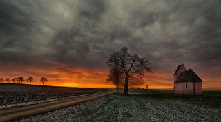 Sunset near Sünching
