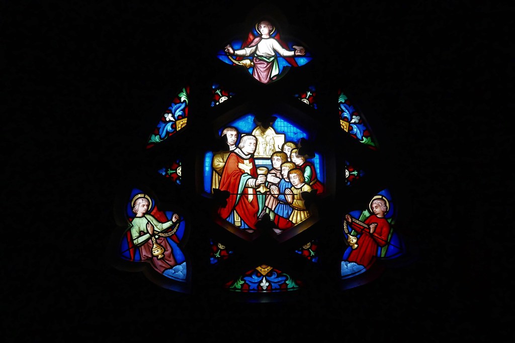 Stained Glass Rugby Patterns Stained Glass | Rugby School Chapel, Rugby | jacquemart | Flickr