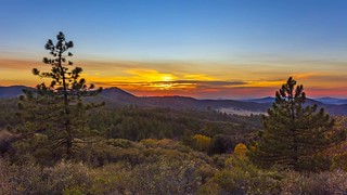 Mount Laguna, California Sunset Timelapse