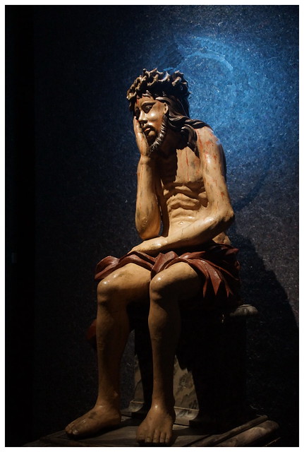 Christ in the Dungeon, end of 18 c. – beg. 19 c. Wood, levkas, oil, iron (III) chloride. Carving, paint. Kargopol historical-architectural and art museum, Kargopol, Arkhangelsk region (received from Kargopol Savior Transfiguration Monastery in 1929)