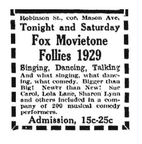 Follies 1929