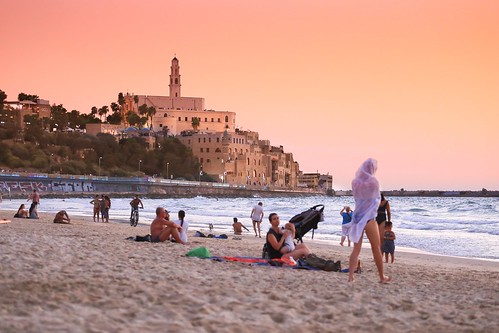 oldjaffabeachatsunset oldjaffa beach sunset telaviv israel telavivbeach people sunsetintelavivbeach travel travelinisrael