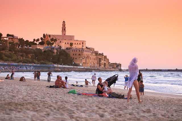 Old-Jaffa beach at sunset - Follow me on Instagram:  @lior_leibler_photography